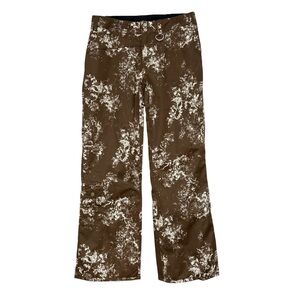 NILS Brown Winter Snow Ski Pants, Lined Women's Small